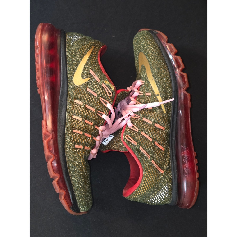 Nike Air‎ Max 2016 Women's Running Shoes Gold Green Pink Size 9.5